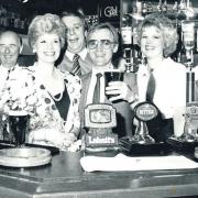 A new hexagonal bar was the main feature of the Bowling Green pub on Eskrick Street, Bolton, following a major refurbishment in 1988