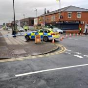 Police scene in St Helens Road
