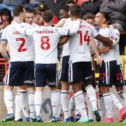 Bolton celebrate after Williams' opener