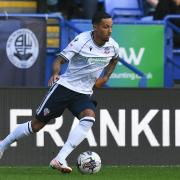 Josh Dacres-Cogley in action for Bolton Wanderers