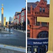 The Market Cross has been repainted in