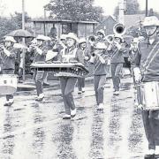 The sun does not always shine on carnival day as this picture taken at Westhoughton Carnival in 1985 shows