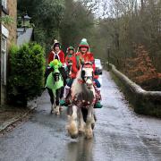 McGuinness' Higher Tongs Farm in Smithills held its annual Christmas Trot