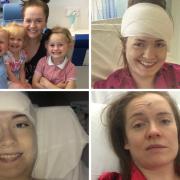Brave woman who battled two brain tumours smiles again for heart-warming reason