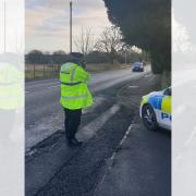 Officers conducting speed checks in Bolton