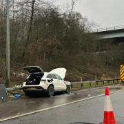 The suspected crash happened on the M60