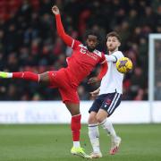 Leyton Orient's Shaq Forde and Bolton Wanderers' Jack Iredale