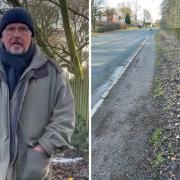 Cllr Wilkinson said overgrown pavements pose road safety risk