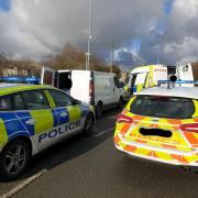 Police stopped the van on Wigan Road