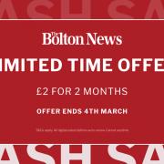 Bolton News readers can subscribe for £2 for 2 months in flash sale