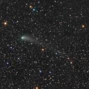 Photographers should look out for a fuzzy object to identify the head of the comet and a bright dash behind it to identify the tail (University of Reading/PA)