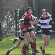 Charlotte Stone in action for Amazons U14s