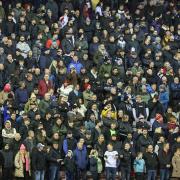 Wanderers fans at the DW Stadium