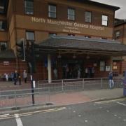 The assault took place at North Manchester General Hospital