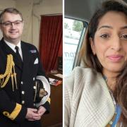 Commodore Phil Waterhouse and Sadia Din LLB have been appointed as Deputy Lieutenants