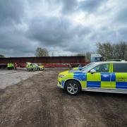 Police escort abnormal load out of Bolton with help of motorcycle unit