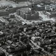 Bolton from the air, 1951