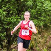 Steph McKee, one of the winning ladies team at the Coronation Trail Race. Picture courtesy of Michael Wilkinson
