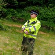 Police on the scene at Boggart Hole Clough as an investigation into the murder of Stuart Everett continues