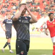 Kyle Dempsey had two big chances towards the end of the game to make it 3-2 to Bolton