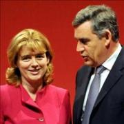 Ruth Kelly and Gordon Brown on the Conference platform