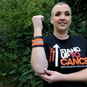 Leah Kemp, from Halliwell, Bolton is supporting Cancer Research UK's Stand Up  To Cancer campaign after undergoing treatment for breast cancer recently. Picture by Paul Heyes, Wednesday August 29, 2018....................