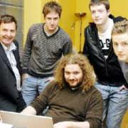 CUTTING EDGE: From left, Tony Tickle, Chris Clement, Joe Robins, Chris Loftus and Eddy Bennet
