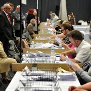 Bolton Local Council Elections count at Bolton Arena May 2016..