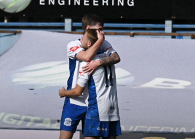 Match report: Evans on target as Bury earn replay against Harrogate Town