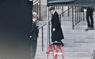 Peaky Blinders filming in Bolton March 2021. Picture Danny Crompton