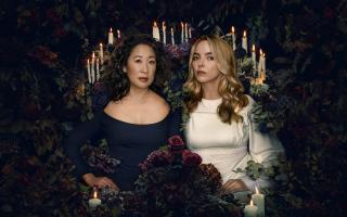 Sandra Oh as Eve and Jodie Comer as Villanelle (BBC/BBC America)