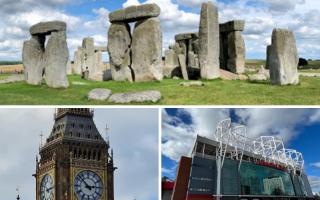 Stonehenge, Manchester United’s Old Trafford stadium and Big Ben are among Google Street View's most searched places. Credit: Google Street View