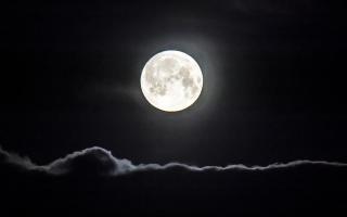 The August supermoon is also known as the 'sturgeon moon' (PA)