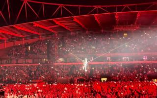 P!NK flies above fans at her concerts
