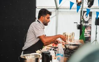 Mak Patel at Heaton Park Food and Drink Festival