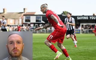 Disgraced footballer Marcus Maddison has been jailed for punching woman during a drunken night out