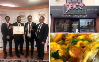 Spice Island Bolton have been nominated for takeaway of the year