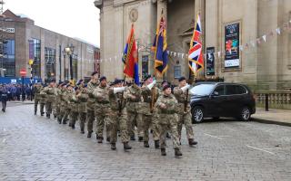 The Remembrance Sunday service in Bolton