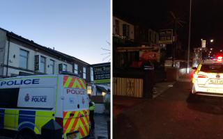 A cannabis farm was discovered following the fire