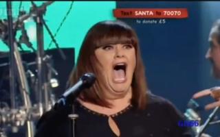 Dawn French forgot her solo in the beloved Christmas classic