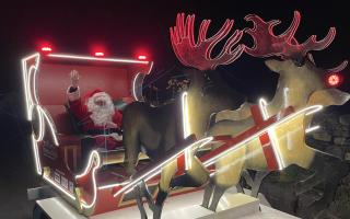 Santa sleigh tradition raises thousands for local charities