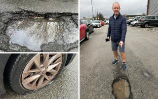 Motorist 'frustrated' after car tyre 'damaged from pothole' and claim rejected
