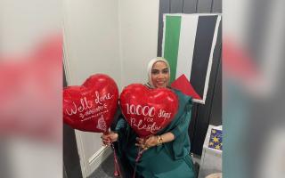 Zainab Patel walked 10,000 steps everyday for 30 days during Ramadan to raise vital funds for Palestine
