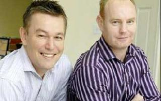 COMMITTED: Four Financial Recruitment directors Phil Sofield and Alastair McLean