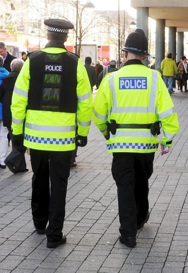 FOR STOCKPolice in Bolton town centre. Photo by Nigel Taggart, Newsquest (Bolton) Ltd., Saturday Novemner 30, 2013.Story: Miranda (12214028)