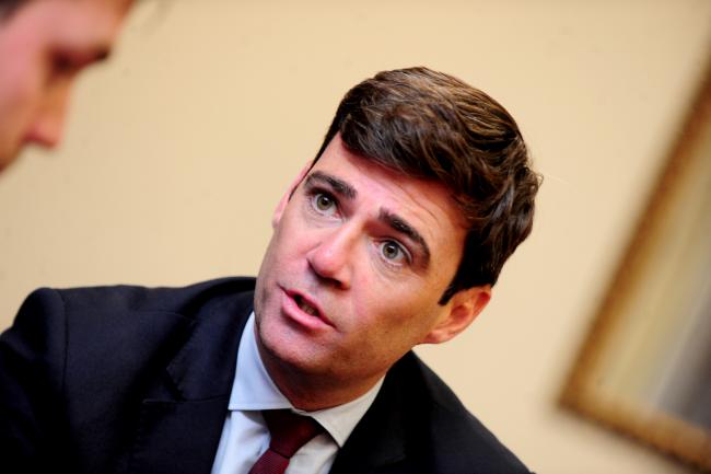 OPPOSITION: Mayoral hopeful Andy Burnham said he is against fracking based on current evidence