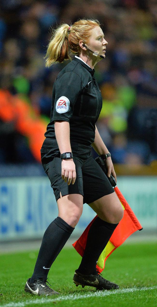 Referee's assistant Helen Byrne was taken ill during Wanderers' 4-1 win over Walsall