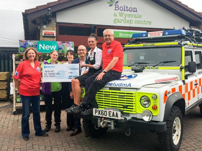 Wyevale Garden Centre Boost For Bolton Mountain Rescue Team The