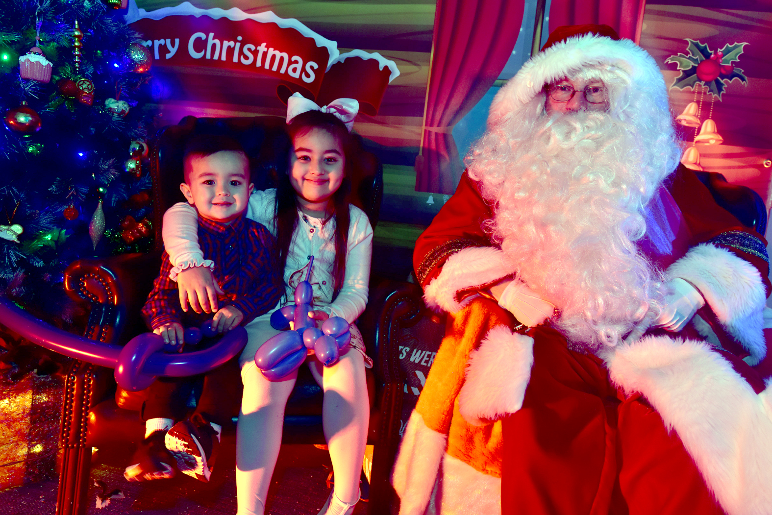 Smiling faces as Santa's Grotto opens at Winter Festival