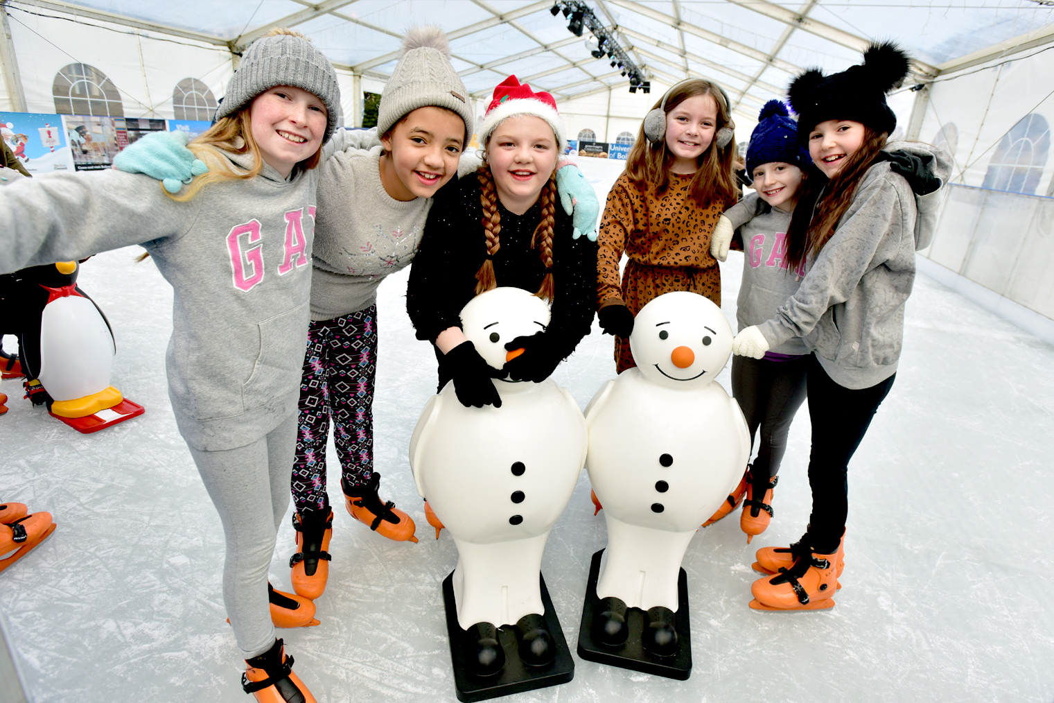 Baby it's cold in here! Ice rink opens its doors